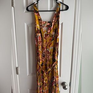 LOFT Plus Multicolor Floral Dress